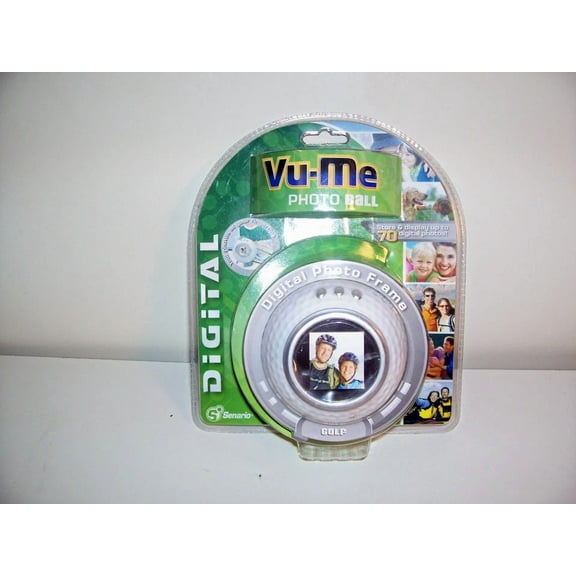 BEST- Digital Photo Frame - Vu-Me Golf Ball - Holds 70 Photos