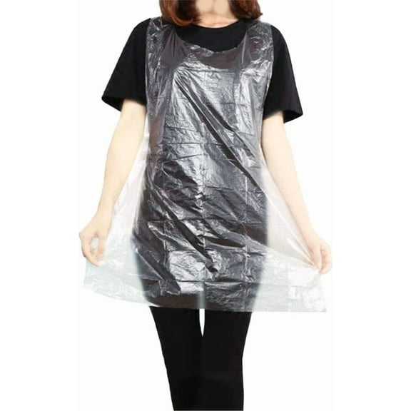 BEST- Disposable Aprons (50 Count), Plastic Apron For Painting Party, Cooking,...
