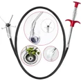 thumbnail image 1 of BEST- Drain Snake Hair Clog Remover Tool - Sink Drain Cleaner For Sewer Kitchen Bathro, 1 of 5