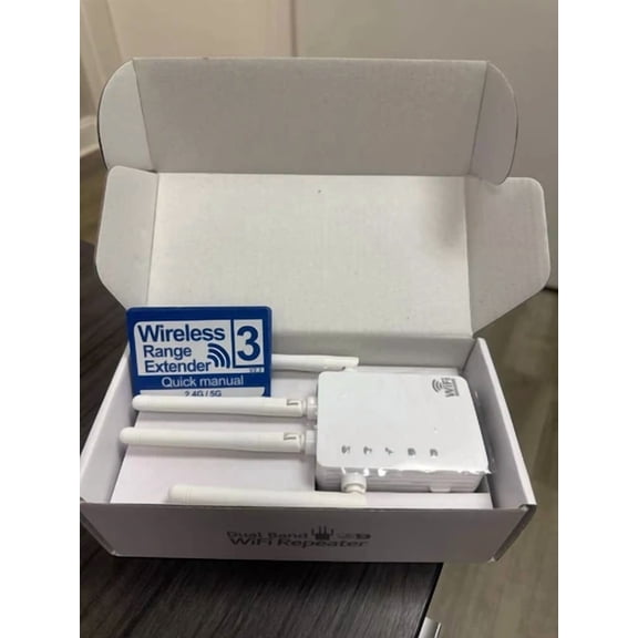 BEST- Dual Band Wifi Repeater Wifi 5 Ac1200 2.4G/5G Extender