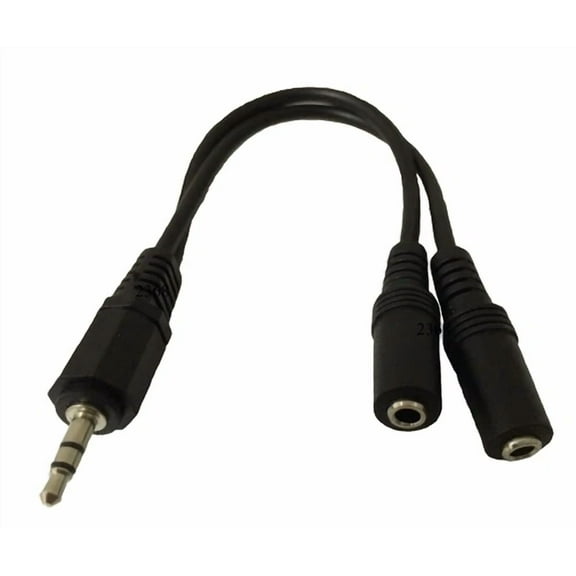 BEST- Dual Mini Headphone Jack Adapter