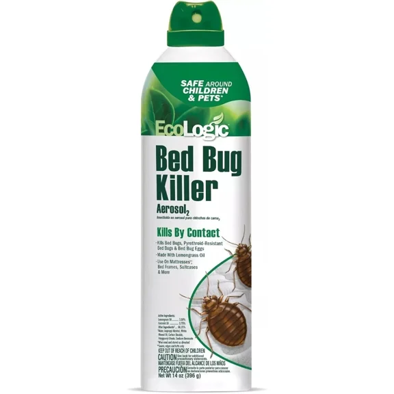 BEST- Ecologic Bed Bug Killer, Kills Bed Bugs & Bed Bug Eggs, Use On Mattresses, Bed F