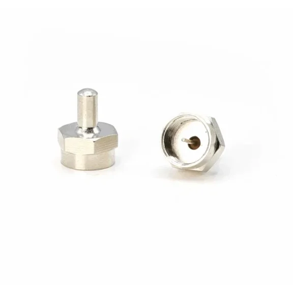 BEST- F-Type 75 Ohm Terminator With Resistor Coax Coaxial Cable Connector - 10 Pack
