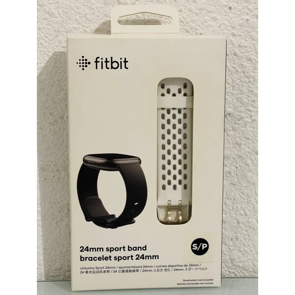 BEST- Fitbit 24Mm Sport Band Small White