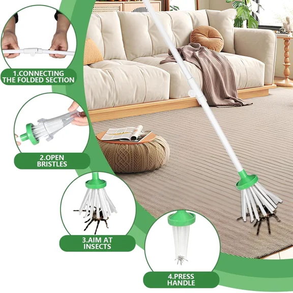 BEST- Foldable Insect Catcher - Great For House/Garden Easy Storage Bug Relief