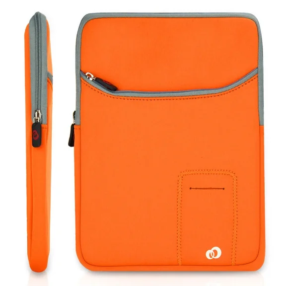 BEST- For 10" Microsoft Surface Go 3 Orange Neoprene Tablet Case Travel Soft Sleeve