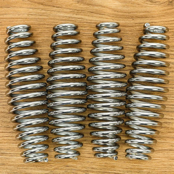 BEST- For Bbq Smoker Grill Pit Wood Furnace Stove Steel Spring Handle 4Pcs Set 5"