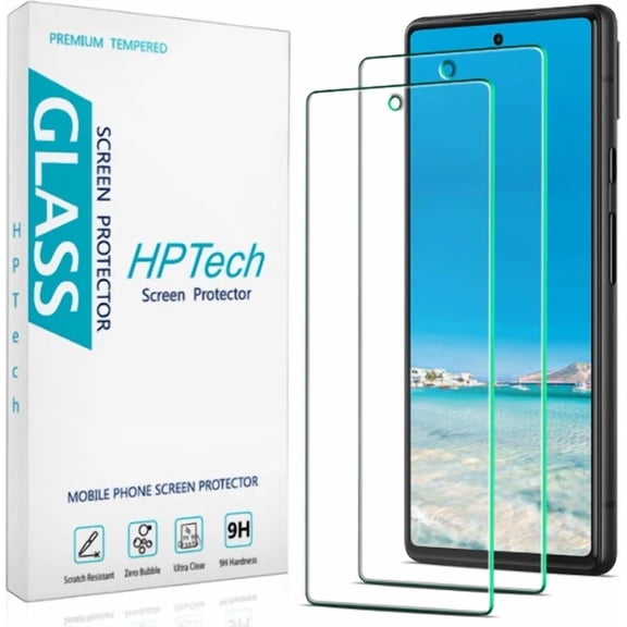 BEST- For Google Pixel 6A Screen Protector Tempered Glass Hd Clear Full Coverage 2Pack