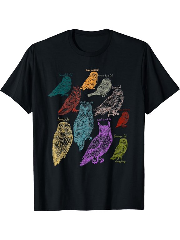 BEST! Forest Owl Breed Ornithologist Gift Owl Lover Tee Size S-3XL
