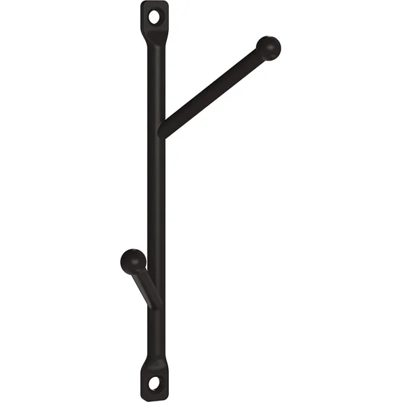 BEST- Franklin Brass Vert01F-Fb Small Vertical Coat, Hat, Robe Hook Matte Black