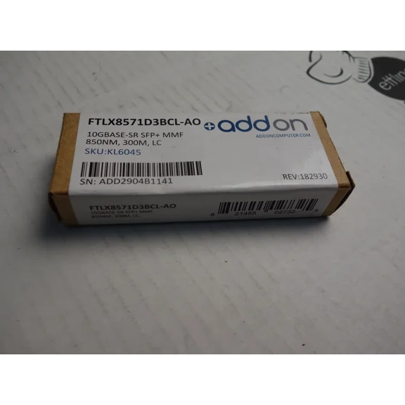 BEST- Ftlx8571D3Bcl Sfp+Sr/Sw 10Gb/S 850Nm Multimode Sfp+ Transceiver