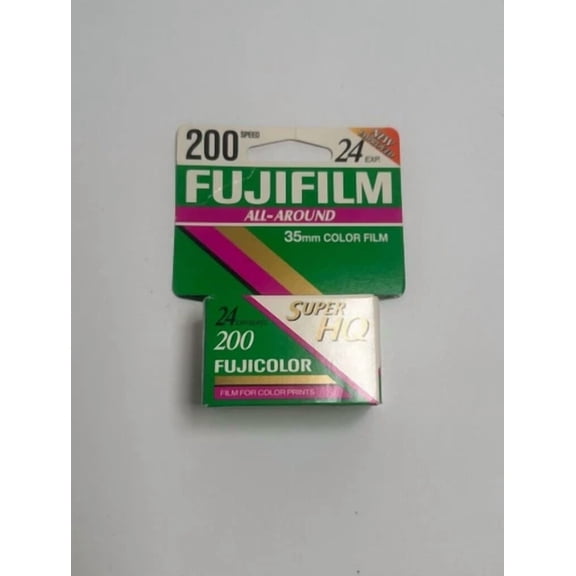 BEST- Fujifilm Super Hq 200 Speed Color 35Mm Camera Film 24 Exp. New In Box
