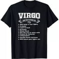BEST Funny Virgo Facts Zodiac Sign Horoscope Virgo Zodiac Gift TShirt