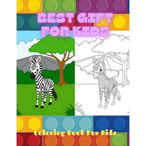 BEST GIFT FOR KIDS - Coloring Book For Kids : 100 Amazing Coloring Pages for Boys & Girls (Paperback)