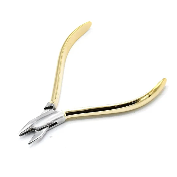 BEST- Gold Plated Aderer 3 Jaw Pliers Wire Bending And Loop Forming Pliers Dp-20
