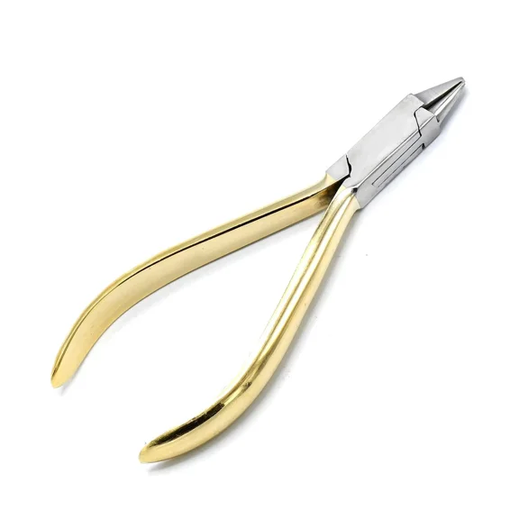 BEST- Gold Plated Bird Beak Pliers Wire Bending And Loop Forming Pliers Dp-22