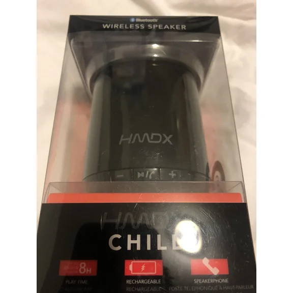 BEST- Hmdx Chill Portable Wireless Bluetooth Speaker Rechargeable Red Hx-P235Red