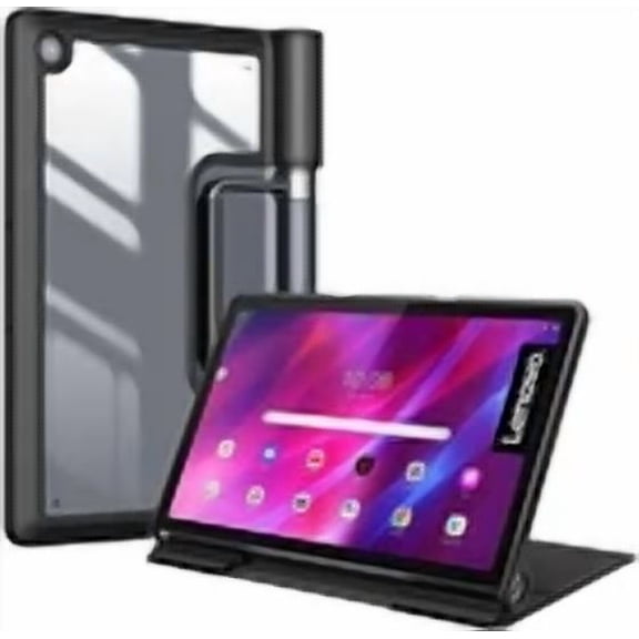 BEST- Hybrid Folio Case For Lenovo Yoga Tab 11 2021 Shockproof Cover Clear Back Shell