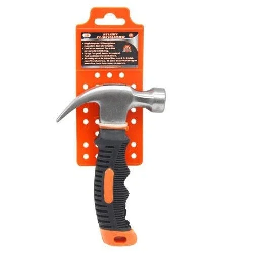 BEST- Iit 8Oz Stubby Claw Hammer Steel Head Short Compact Camping Shop Tools 32381