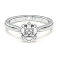 thumbnail image 1 of BEST Jewel 1.5 Ct Asscher Cut Moissanite Engagement Ring - 14K White Gold Plated Wedding Ring for Women's - Created Diamond Anniversary Ring - Birthday Gifts - Promise Rings for Her, 1 of 4