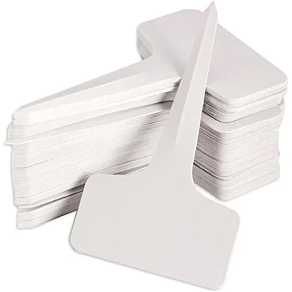 BEST- Kinglake 100 Pcs 6 X10Cm Plastic Plant T-Type Tags Nursery Garden Labels