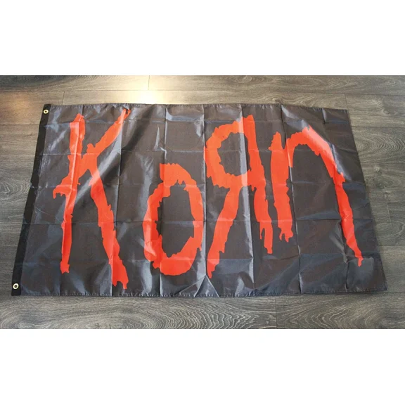 BEST- Korn Banner Flag 3X5' Heavy Metal Rock Band Music Fan Decor Man Cave Cd