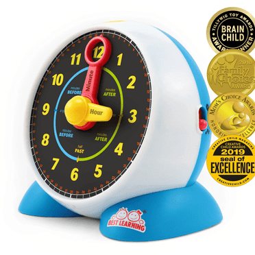 BEST LEARNING Learning Clock for Kids Learn To Tell Time STEM Toys for Kids 3 4 5 Year