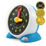BEST LEARNING STEM Toy, Learning Clock Teaching Kids Boy Girl 2 3 4 5 Years Old Learn to Tell Time, Ideal Christmas Gift Birthday Present