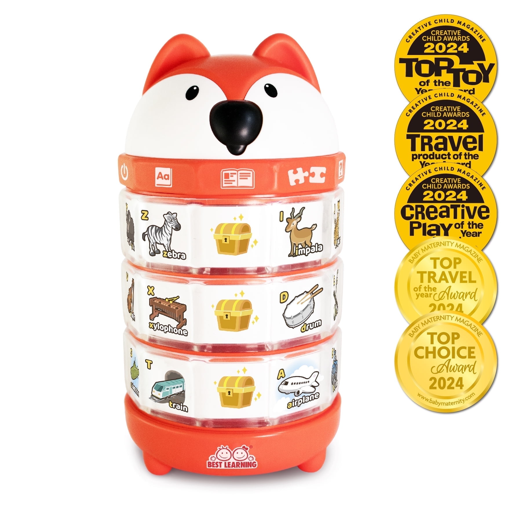 BEST LEARNING Twirlzzle Interactive Alphabet Word Game