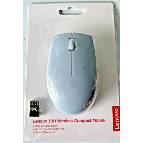 BEST- Lenovo 300 Wireless Mouse  Computer Mouse For Pc, Laptop, Frost Blue