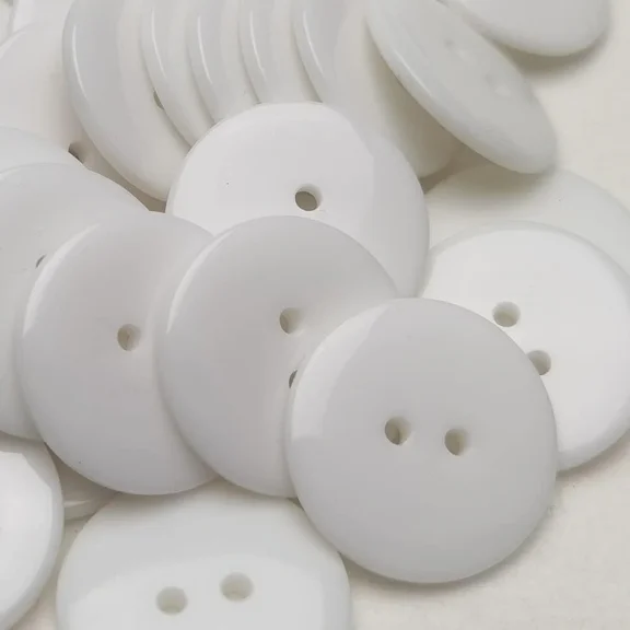 BEST- Libiline 100Pcs 9/10"(23Mm) Resin Button Solid Color 2Holes Craft Clothes Sewing
