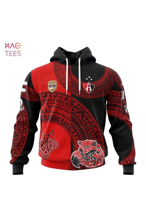 BEST Liga MX Atlas Specialized Team Jersey With Aztec Design 3D Hoodie HOT TREND