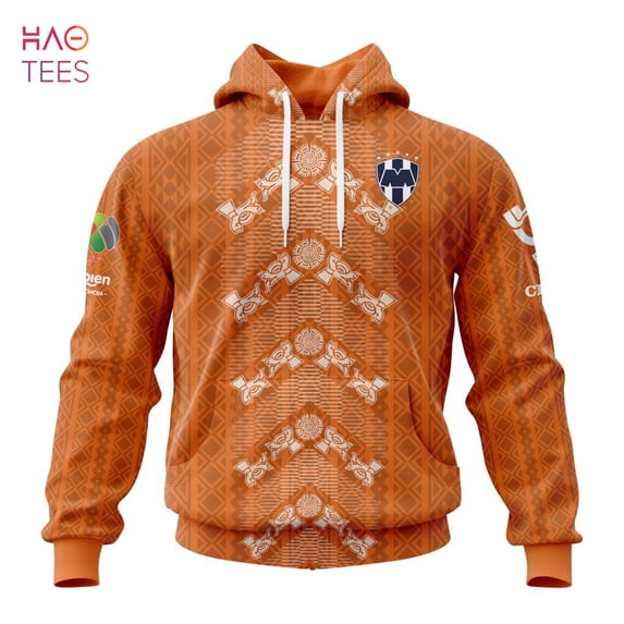 BEST Liga MX CF Monterrey Specialized Team Jersey With Aztec Design 3D Hoodie