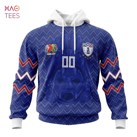 BEST Liga MX CF Pachuca Specialized Team Jersey With Maya Design 3D Hoodie