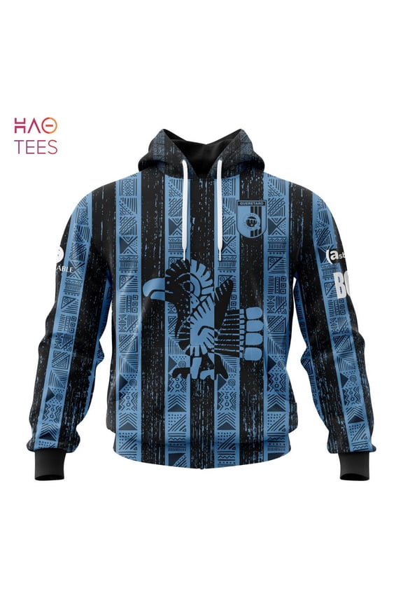 BEST Liga MX Quertaro FC Specialized Team Jersey With Aztec Design 3D Hoodie POD Design
