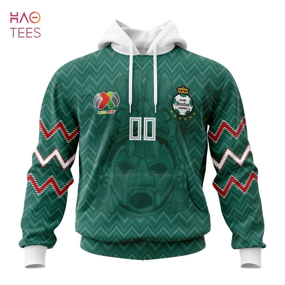 BEST Liga MX Santos Laguna Specialized Team Jersey With Maya Design 3D Hoodie