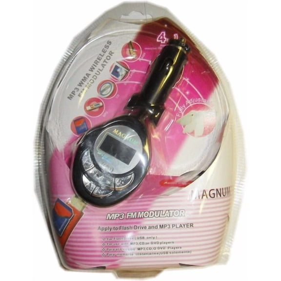 BEST- Magnum Car Mp3 Wma Wireless Fm Modulator