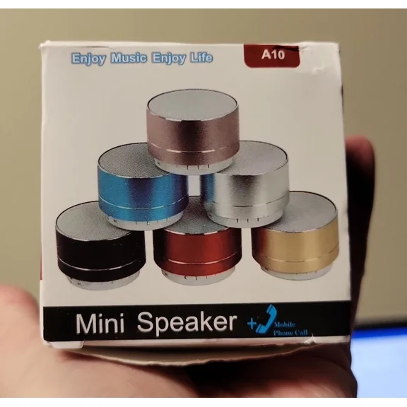 BEST- Mini Bluetooth Speaker W/Led Flashing Lights. Ships From Usa Free