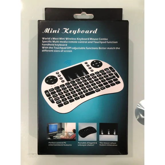 BEST- Mini Keyboard Rohs (Wireless W/Dongle Mouse Keyboard Combo)
