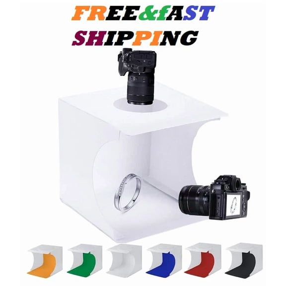 BEST- Mini Photo Studio Tent Jewelry Light Box Kit, Senlixin Portable Foldable Small