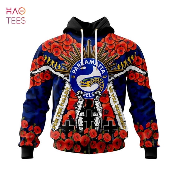 BEST NRL Parramatta Eels Specialized 2022 Anzac Jersey Concepts 3D Hoodie Limited Edition