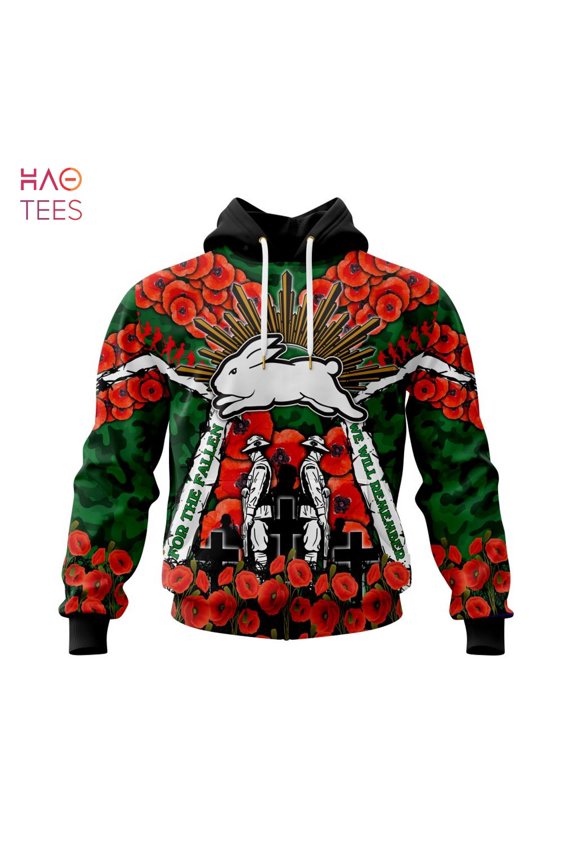 BEST NRL South Sydney Rabbitohs Specialized 2022 Anzac Jersey Concepts 3D Hoodie Limited E