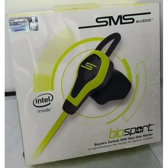 BEST- New Sms Audio Biosport Biometric Earbuds With Heart Rate Monitor
