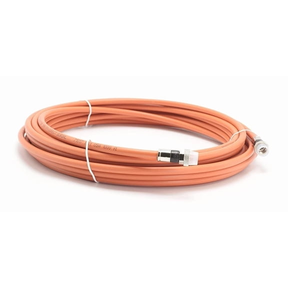 BEST- Orange, Direct Burial Rg6 Coax, Underground Coaxial Cable, 1 Foot (0.3 Meter)