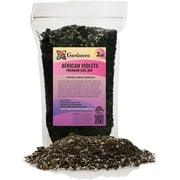 BEST POTTING MIXES - African Violets and Gesneriad Premium Soil Mix - Horticultural Perlite, Vermiculite, Sphagnum Peat Moss by //N LOVA - 2 Quart Bag