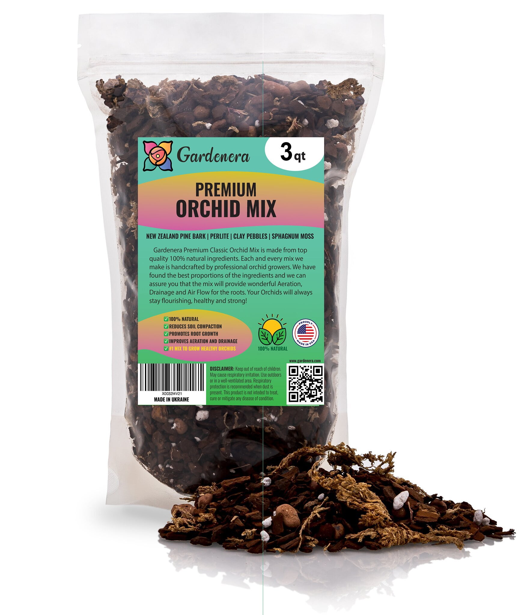 ⭐ BEST POTTING MIXES Orchid Mix Fern + New Zealand Pine Bark + Sphagnum Moss + Perlite