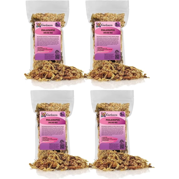 ⭐ BEST POTTING MIXES - PHALAENOPSIS Imperial Orchid Potting Mix - Hand Mixed in Small Batches | Great for Phalaenopsis of All Kinds by Gardenera - 20 Quart Bag