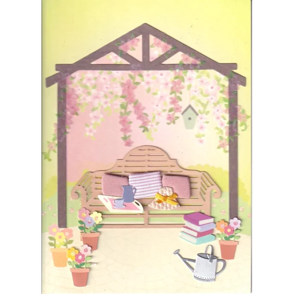 BEST- Papyrus Mothers Day Card Nip (Msrp $9.95) Gazebo Card (P18)