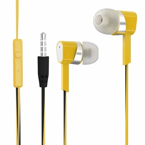 BEST- Plug In Ear Buds In Ear Headphones With Mic 3.5Mm Wired Headphones For Ios And A