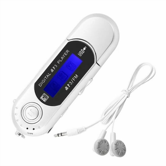 BEST- Portable Music Mp3 Usb Player With Lcd Screen Fm Radio Voice Without Memory Card